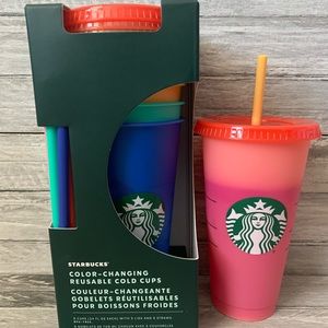 Starbucks Color Changing Cups - 5 Pack